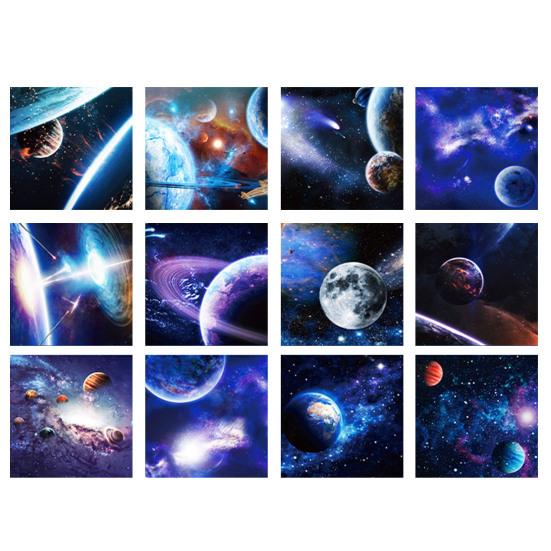 

1 комплект бумаги для оригами со звездами и градиентной резкой, бесплатная бумага для рукоделия с двусторонней печатью «сделай сам» для школы D