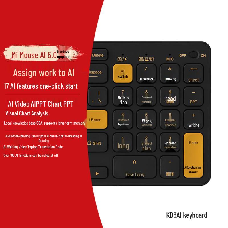 Mimouse KB6AI Smart AI Office Keyboard