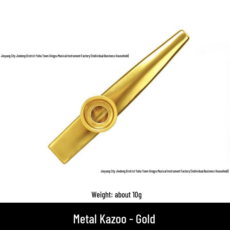 Metal Kazoo Musical Instrument for Early Childhood Education and Adults