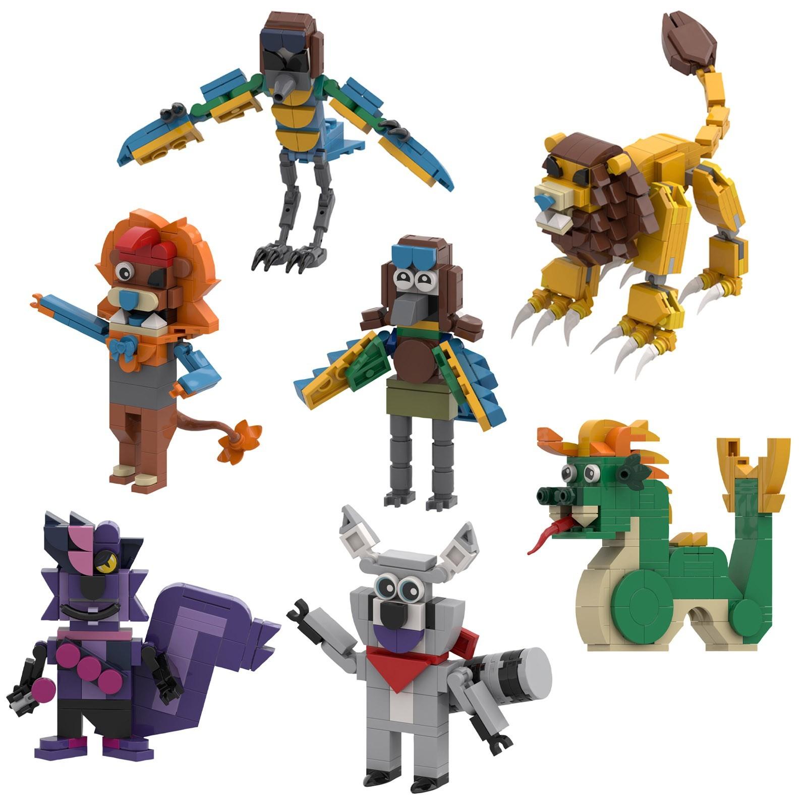 

Строительные блоки, модели ручной работы, периферийные игрушечные куклы, креативные декоративные украшения One Size