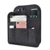 Newseego Backpack Inner Bag, Felt, A4, B4, B5, Cosmetic Pouch, Vertical, Standing, iPad, Small Item Storage, Waterproof, Lightweight, Large Capacity,