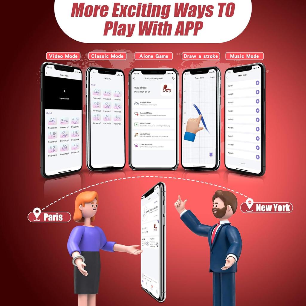 Rose Vibrierender Penisring Rose Klitorale G-Punkt Stimulation Penisring Vibrator, APP-Fernsteuerung 9 Vibrationen Männlich Weiblich Erektion Erotische Produkte