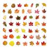 Fall Themed Tree Leaf Stickers 50 Sheets Safe Removable Decals For Kids Room DIY Crafts Waterproof Stickers
