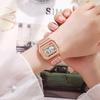 Led Stainless Steel Band Watch Luxury Waterproof Retro Digital Sports Watch Men Women Luminous Electronic Wrist Watch Clock Gift