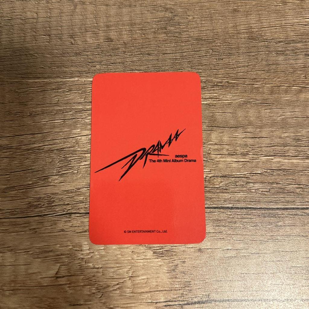 [USED] Aespa Drama Ktown4u Rakidro Trading Card Winter