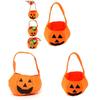 Pumpkin Shape Carrying Bag Soft Adding to Halloween Atmosphere Bag for Bedroom Living Room Laundry