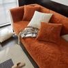 Perne de șezut din pluș modern de uz casnic, anti-alunecare, acoperire universală sezonieră pentru spătar prosop de iarnă, canapea minimalistă din piele, țesătură cu acoperire completă