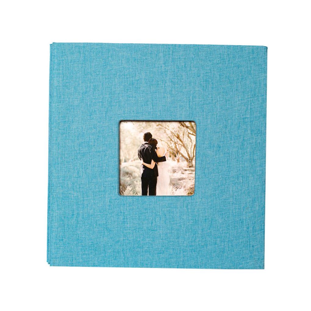 Cloth Cover Self-stick Photo Album Handmade DIY Scrapbook Home Anniversary Picture Album