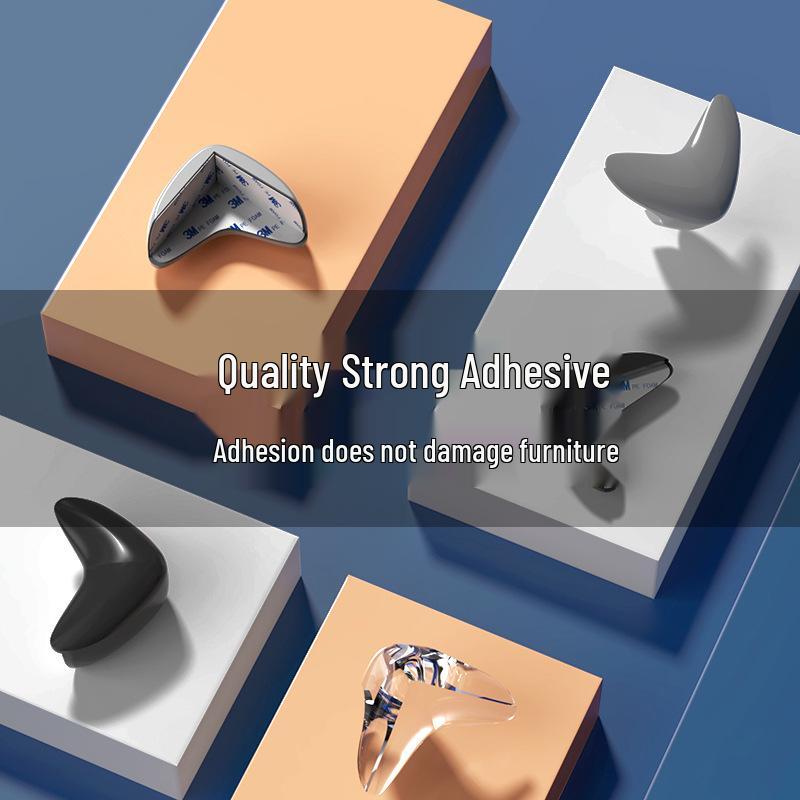 

Soft Silicone Anti-Collision 90-Degree Corner Protectors for Tables and Range Hoods 1-pack