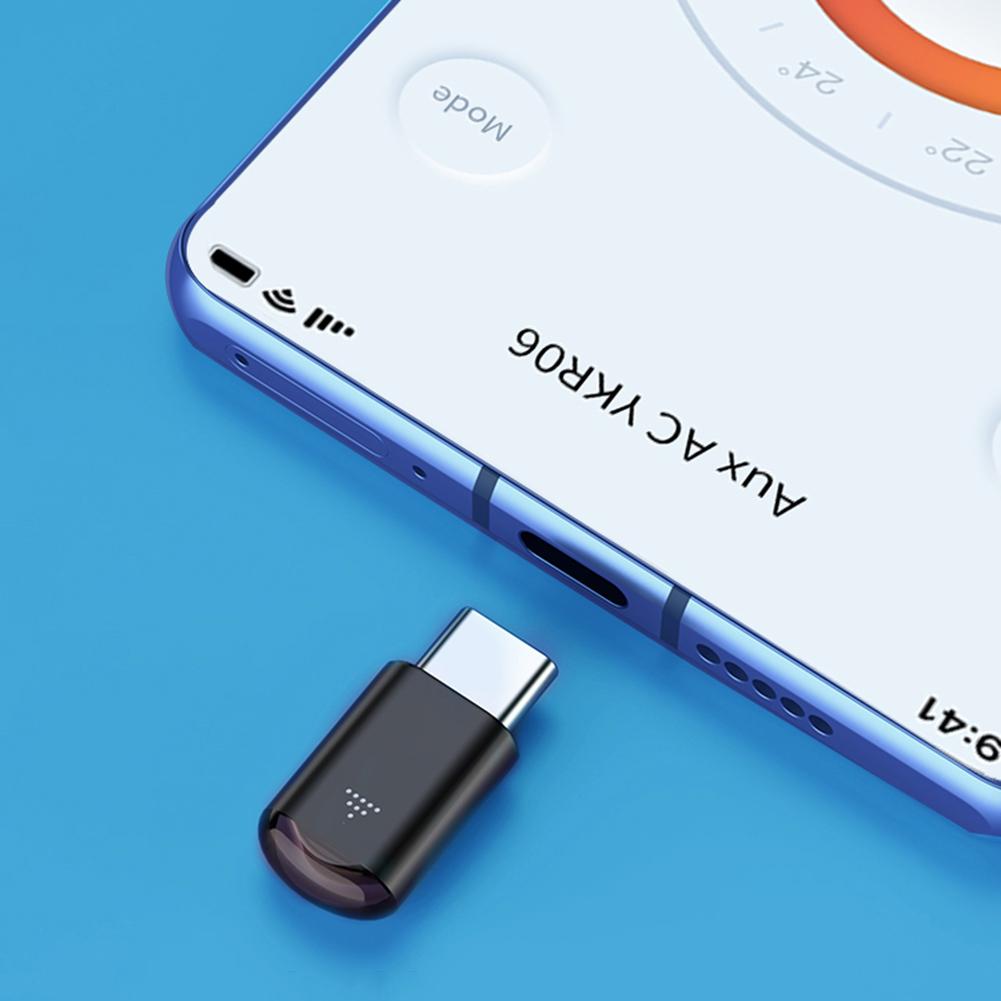 Adaptateur Télécommande Infrarouge pour Smartphone Émetteur à Contrôle par Application pour iPhone Téléphone Mobile Android Contrôleur IR Universel