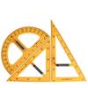Golden Snub-nosed Monkey Teaching Aid Set: Large Plastic Protractor, Ruler, Compass with Handle