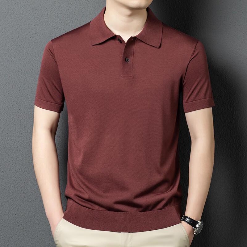 Yiliteng Men's Summer Business Casual Polo Shirt