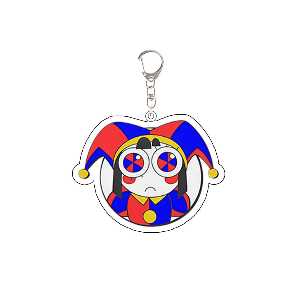 Pour TADC Pomni Jax Ragatha Gangle Zooble Kinger Caine Gummigoo Périphérique Porte-clés Acrylique Pendentif Créativité Sac à dos Cadeau