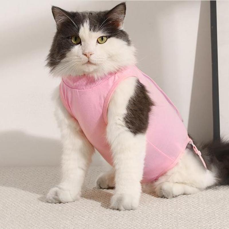1Pcs New Adjustable Cats Surgery Recovery Suit For Small Medium Dog Cat Vest Recovery Suit Anti Licking Wounds Recovery Clothes