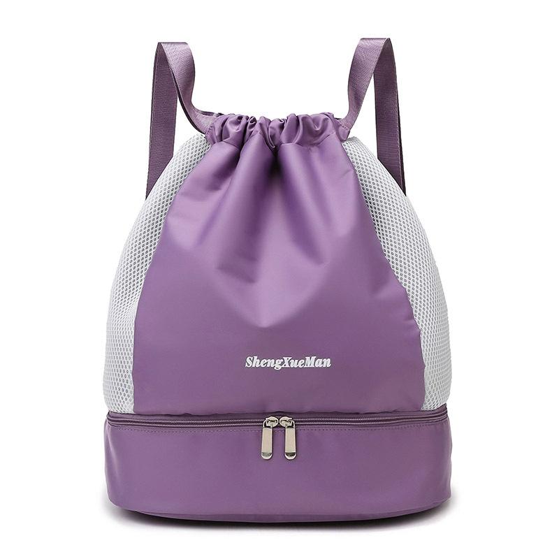 Fitness Bag Wet and Dry Separation Swimming Bag Waterproof Beach Storage Sports Backpack Women's Small Bag Swimming Bag Portable Men