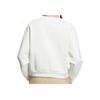 adidas Hanorac sport casual cu logo-ul mărcii, guler rotund, confortabil, la modă, hanorac pentru femei, Han-Jade-White JM8762