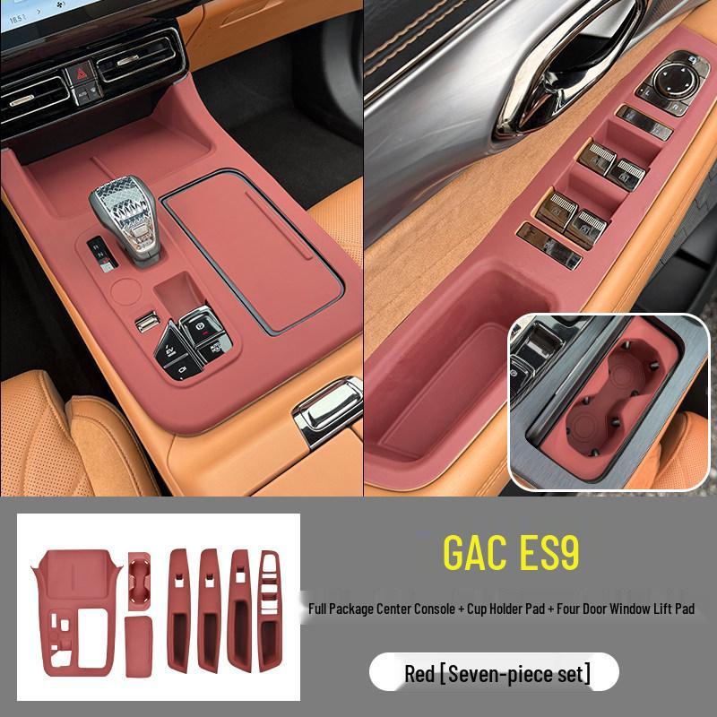 Trumpchi GS8 Center Console Silicone Pad & Door Handle Modification Accessories