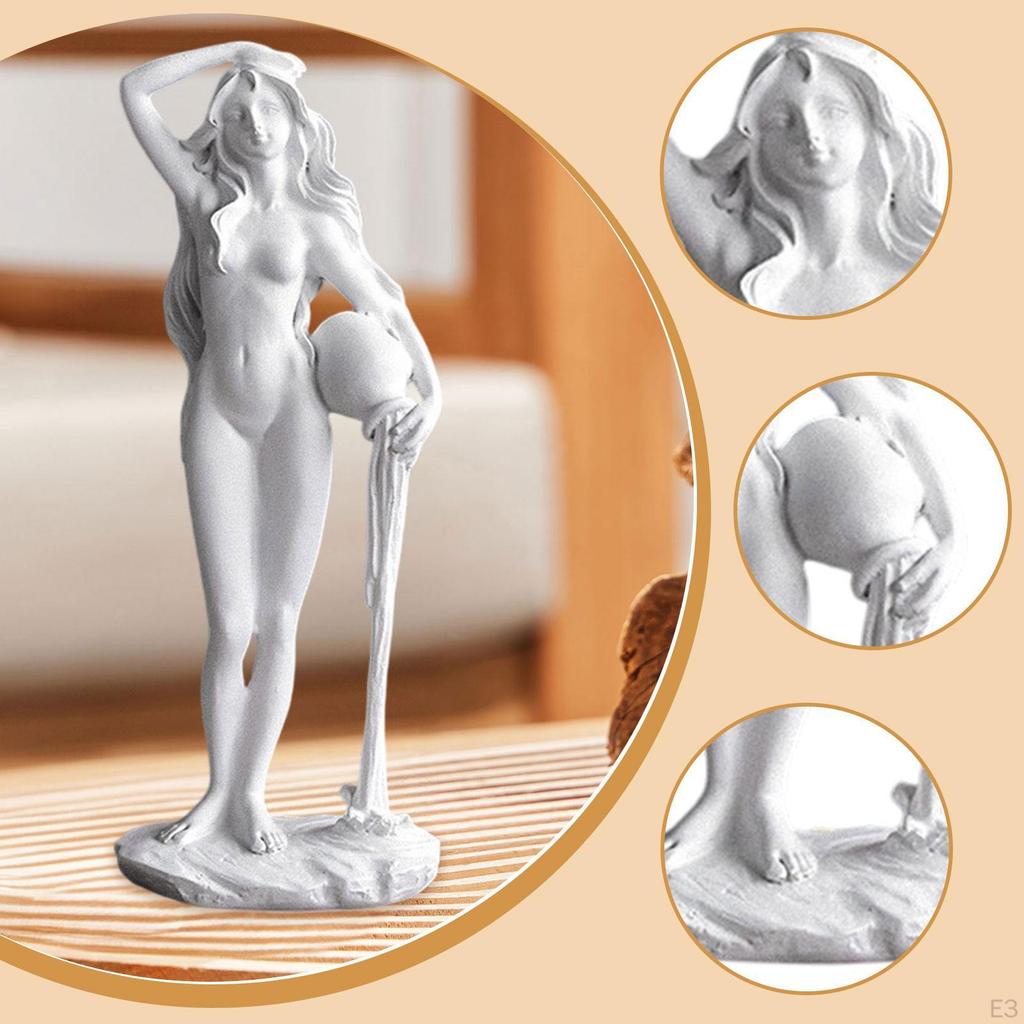 Sculpture Aphrodite Statue Collectible White Decorative Figurine Greek Art for Office Bookshelf