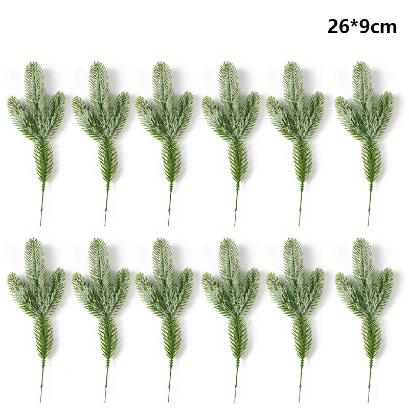 10/20 Stück Weihnachts-Kiefernzweige Weihnachtsdekoration Künstliche Falsche Pflanze Kiefernnadeln Kranz DIY Weihnachtsbaum Heimdeko Neujahr
