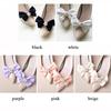 2Pcs Women Removable Wedding Shoe Decoration Elegant Bowknot Shoes Buckle with Pearl Shoe Clips Charms DIY Crafts