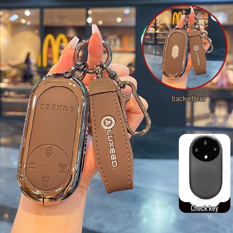 Kompatibel mit 2026 LUXEED R7 Schlüssel: Neue LUXEED S7 Bluetooth Smart Schutzhülle Tasche mit Schnalle.