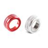 2Pcs/Set Aluminum Alloy Car Air Conditioning Knob Ring Trim Fit For Porsche 911 Cayenne Macan 718 Auto Interior