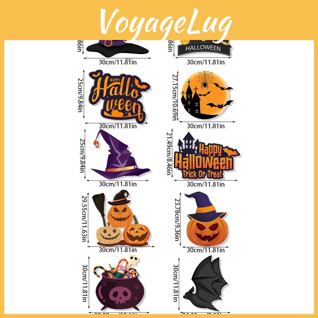 Halloween Door Hanger With Paper Pumpkin And Bat For Haunted House Or Party Decor
