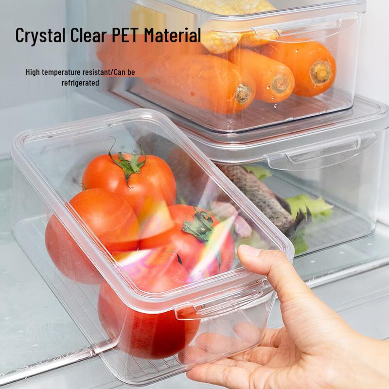 Anvelo PET Refrigerator Storage Containers with Lids