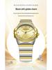 SANDA Dames Luminous Kwarts Horloge: Stalen Band, Bez Diamonds, Waterdicht, met Sunray Parelmoer Wijzerplaat.