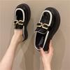 Thick Bottom Round Head Combination Fashion Comfortable Non-slip Breathable Single Shoes Women Fashionable Slippers