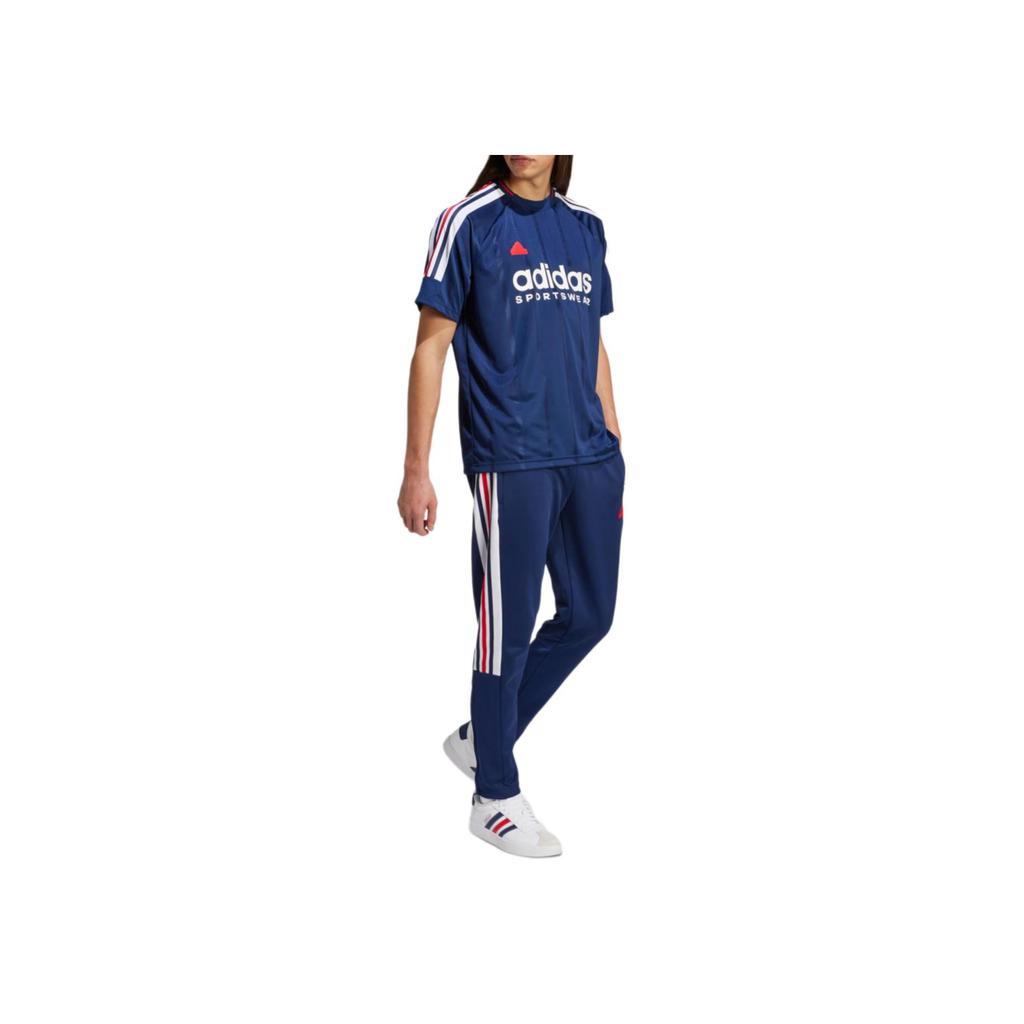adidas House of Tiro Nations Pack T-shirt Team Navy Blue/White Men Streetwear IY4506