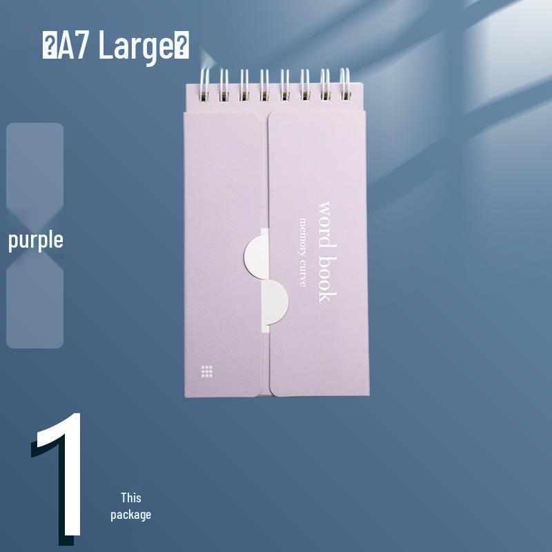 Portable English Vocabulary Notebook for Student Memorization