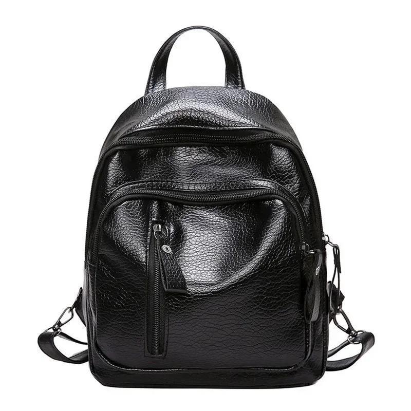 Solid Color Backpack Small Size New Casual Women's Bag Simple And Fashionable Gift For Women Travel Backpacks School Bags