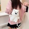 Cute 2025 Panda Doll Backpack - Parent-Child Plush Gift