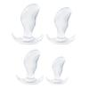 Transparent Anal Stopper Butt Stopper Reusable Adult Sex Toy Ergonomic Personal Anal Trainer for Men Women Couples Beginners