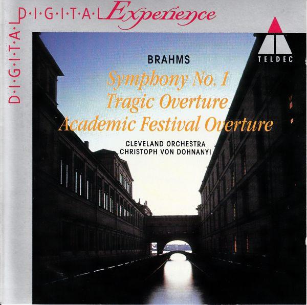 

CD BRAHMS - Symphony No.1: Cleveland Orchestra 4509936772 Teldec 1994 Japan Classical Used