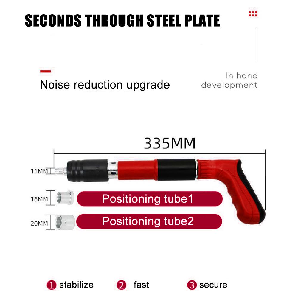 Portable Home Fit Up Metal Plate Nailer Multi-function Wall Fastening Tool Labor-Saving Nail