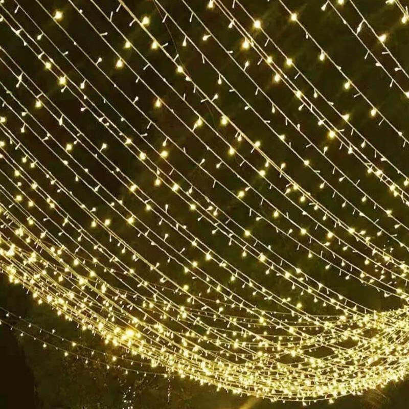 HEIXIE Waterproof LED Twinkle Festival String Lights, 50m