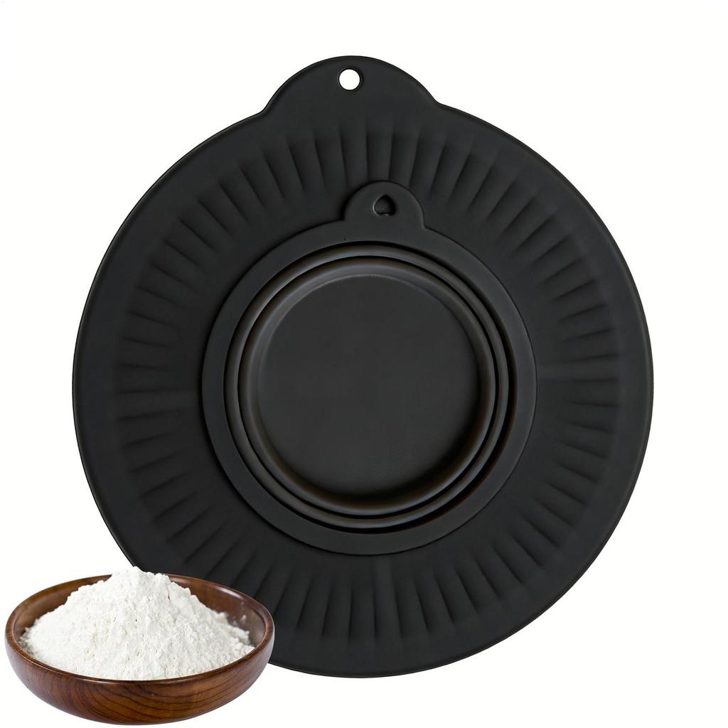 Silicone Mixers Bowl Cover Silicone Shield Attachment Lid 4.5-5 Quarts Silicone Bowl Covers For Baking Dough Flour Bread Cream