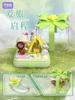 SEMBO Moonlight  building blocks fingertip assembled ring box building blocks toys  small particle ornaments gifts for girls