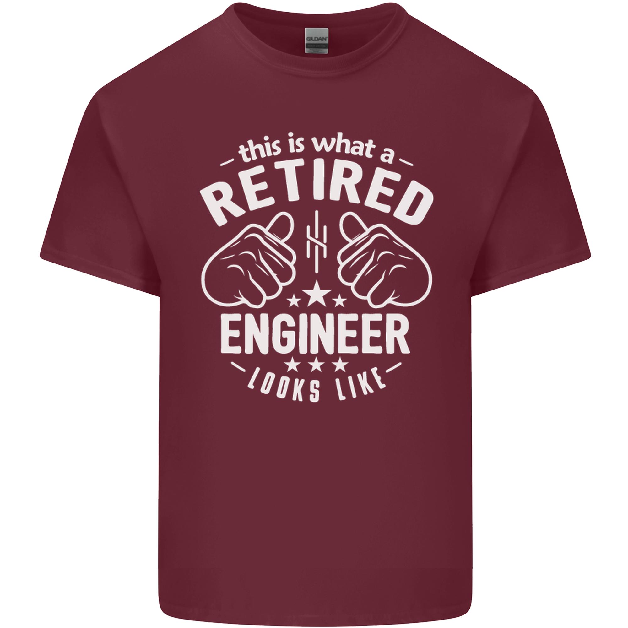 This Is What a Retired Engineer Looks Like Unisexs Light Cotton TShirt S