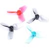 32pcs 31mm 3-Blade Props with 1.0 mm Shaft Micro Whoop Drone Propellers for Tiny Whoop FPV Racing Whoop Like iFlight A65 Quadcopter(Grey and