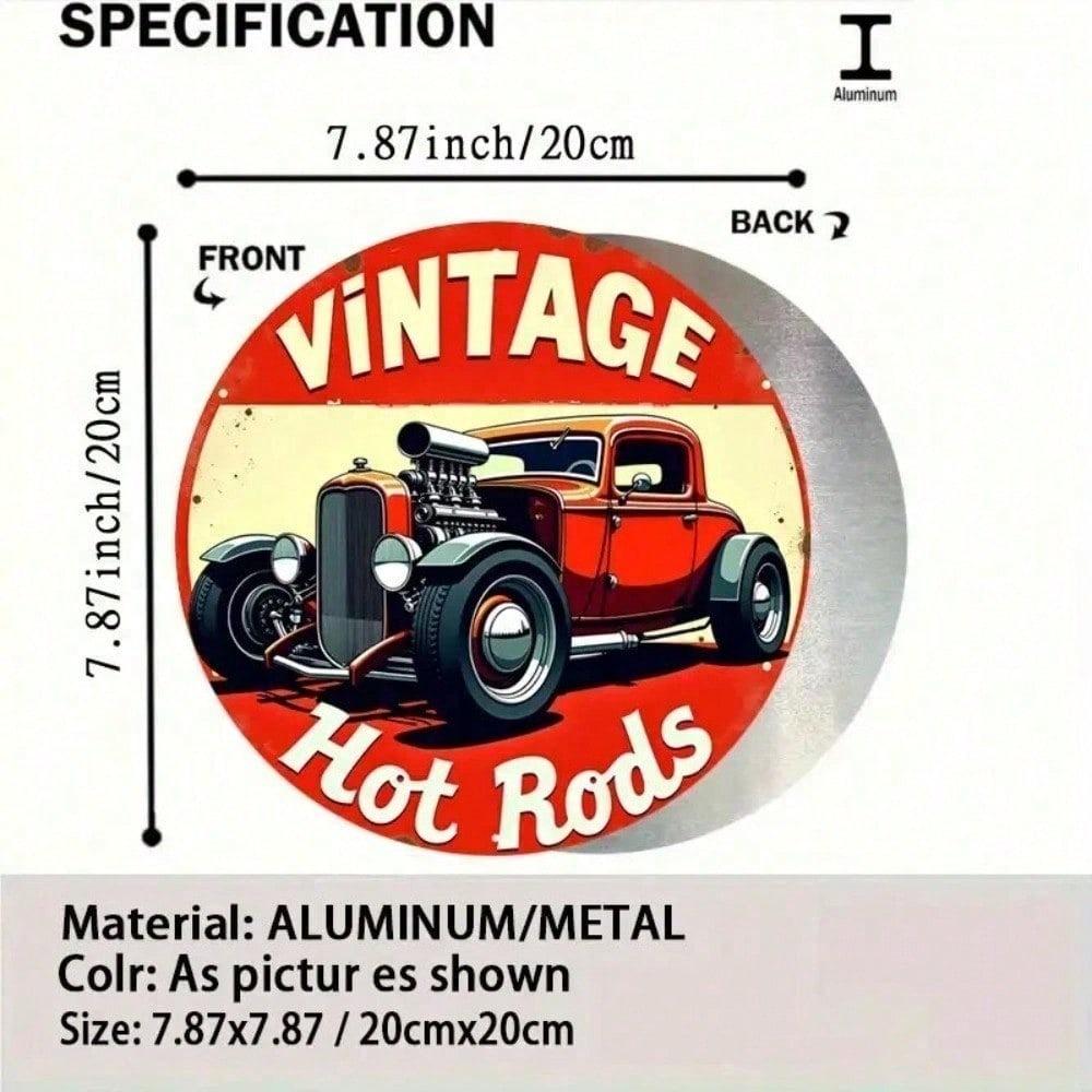 Vintage Metal Tin Sign Retro Garage Decor Man Cave Art Gas Oil Advertising Poster