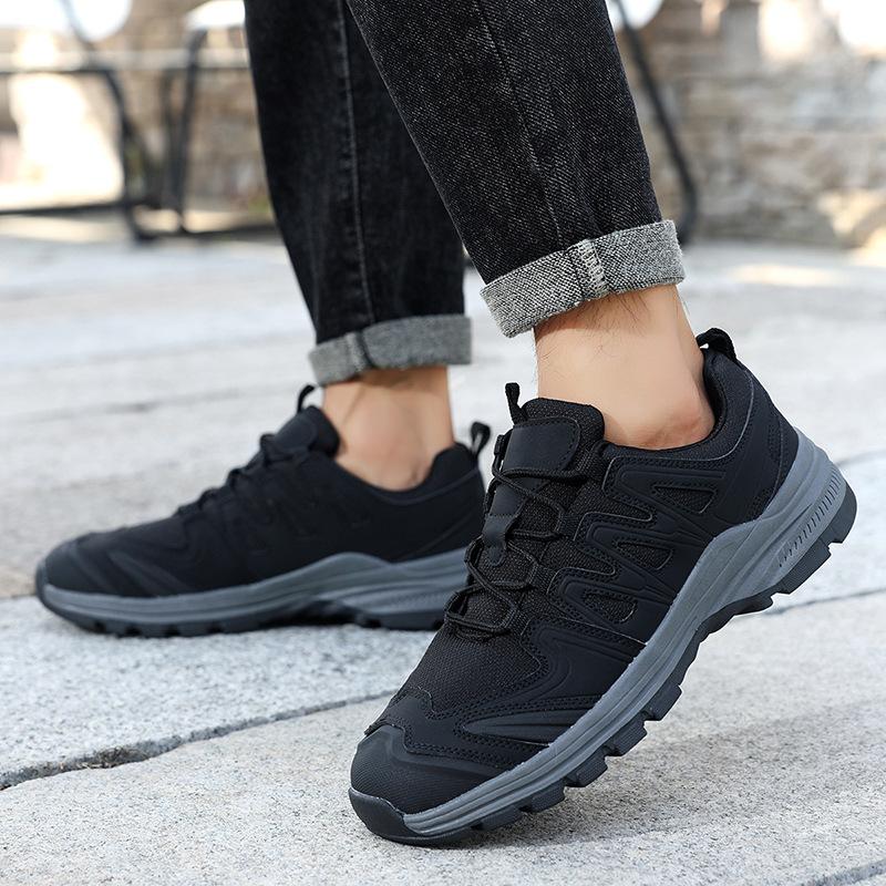 Shoes spring new large size outdoor hiking shoes platform hiking shoes non-slip off-road casual shoes
