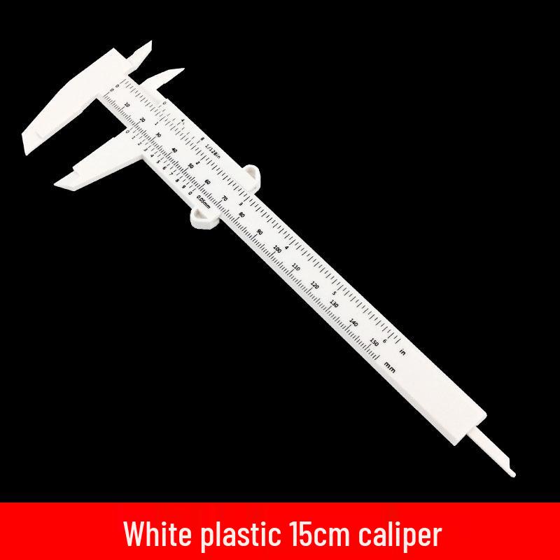 Mini Plastic Vernier Caliper - 150mm Household Measuring Tool белый