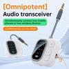 2 in 1 aptX-Adaptive AD/HD/LL AAC Bluetooth Audio Transmitter Receiver 3.5MM AUX HiFi Music Multipoint Airplane Wireless Adapter