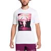 Under Armour Johnson Serisi Desenli Esnek Antrenman Tişörtü Erkek Üst Beyaz 1386891-100