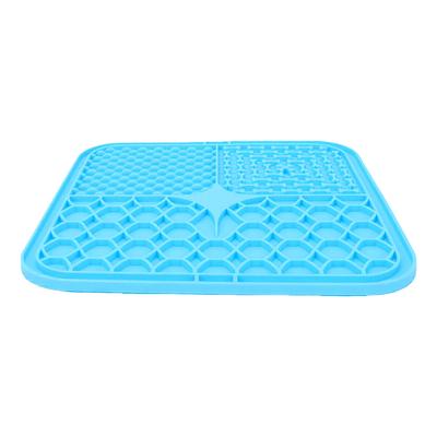 Pet Lick Mat Dog Slow Feeder Licking Pad with Suction Cups Boredom Reducer Dog Licking Mat for Dogs and Cats