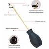 Yousheng Manual Powder Duster Diatomaceous Earth Duster Handheld Powder Spreader with Long Metal Tube for Diatomaceous Earth Fine Powders