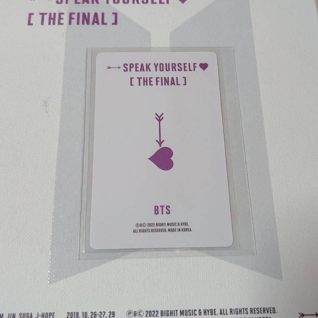 [USED] bts love yourself final dvd jungkook